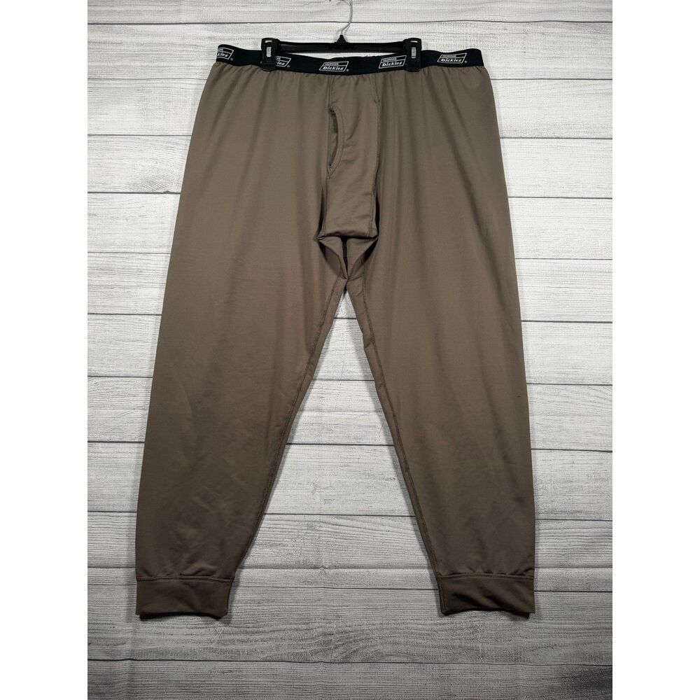 Dickies Men’s 2XL Olive Green Thermal Base Layer Long Johns Stretch Pants 4134